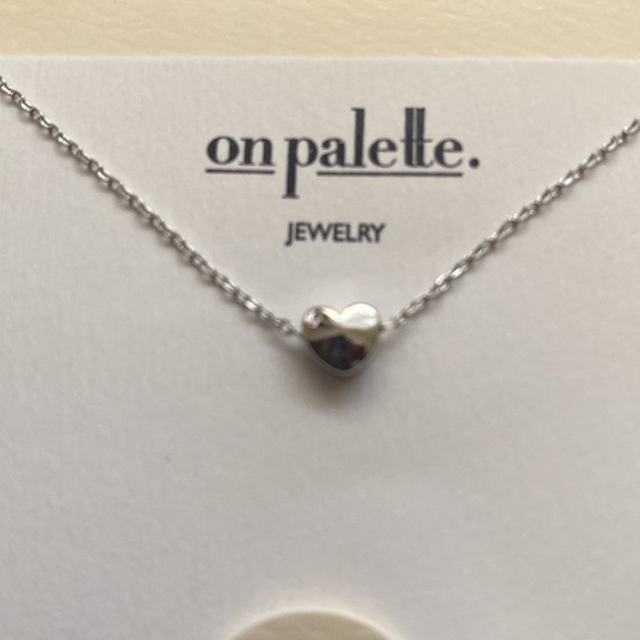 On Palette Jewelry silver with tiny heart charm. Handmade in Korea. - Picture 9 of 9